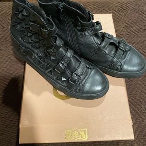 Ash Black Studded Sneakers Size 38